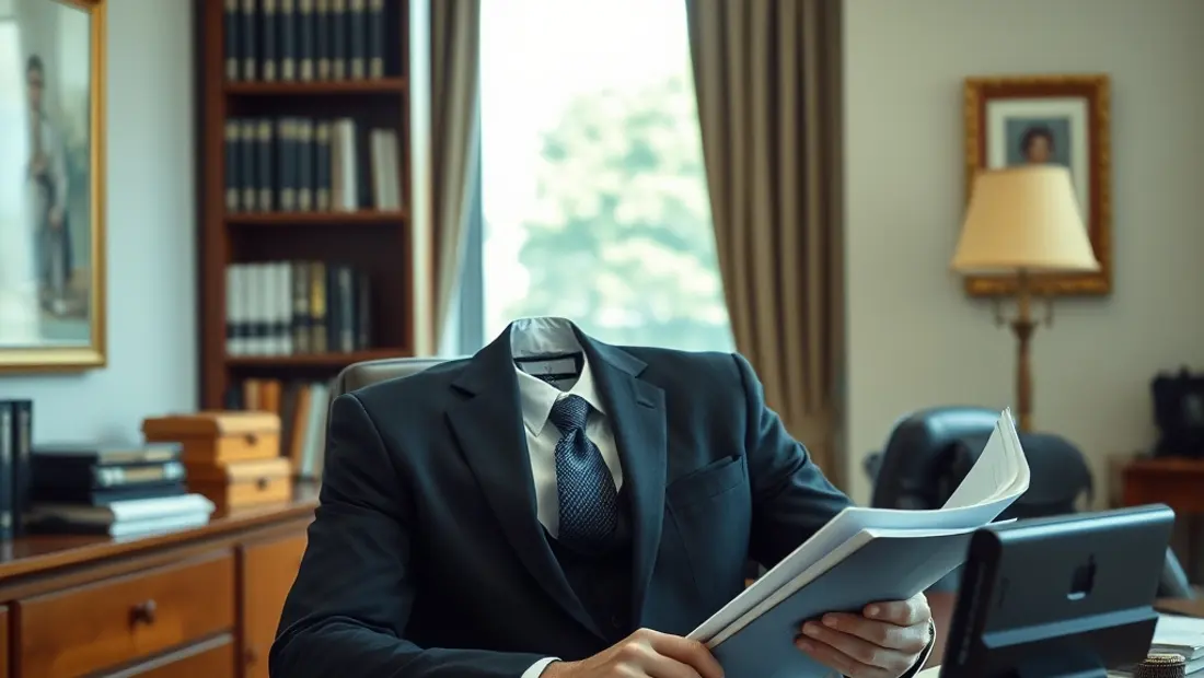 Un avocat dans un bureau de droit