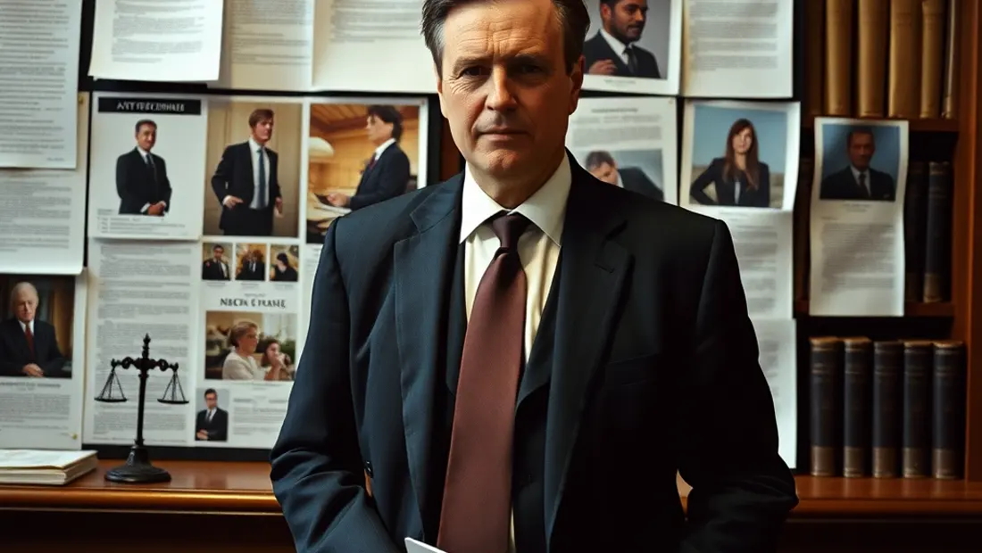Un avocat préparant un dossier