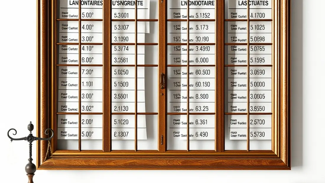 Grille de tarifs d'honoraires avocat