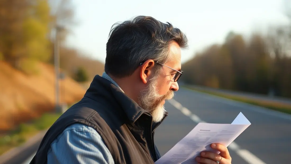 Syndic de copropriété examine un document