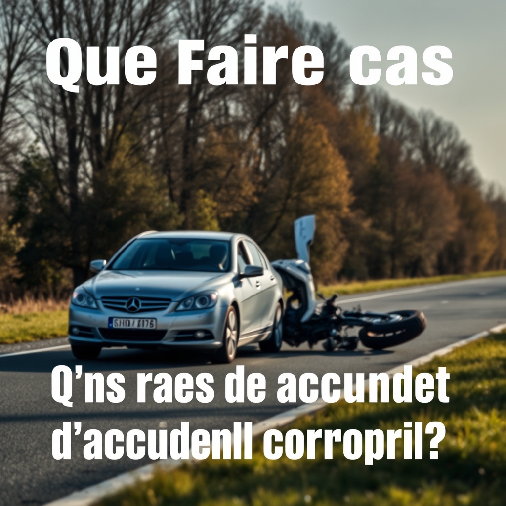 Que faire en cas d'accident corporel : les démarches essentielles — avocat pour accident de la route